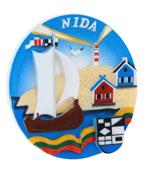 Apvalus magnetas Nida